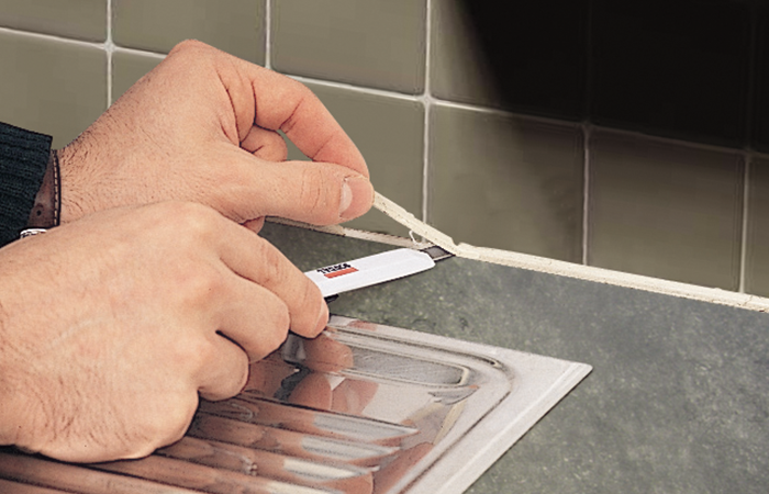 Step 2: Scrape Silicone away